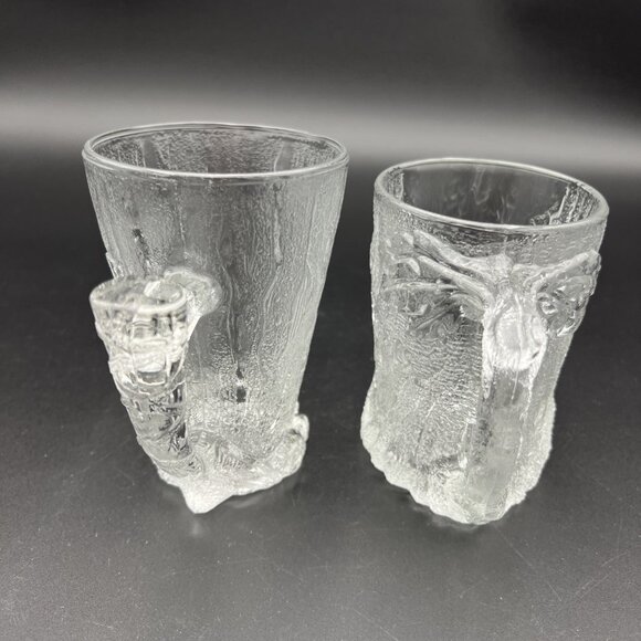 COMPLETE Set Of 4 Vintage 1993 Collectible McDonalds Flintstone Glass Mugs - Picture 12 of 16